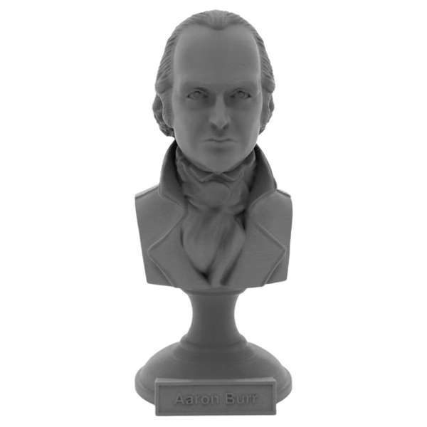 Aaron Burr US Vice President and Lawyer Sculpture Bust on Pedestal