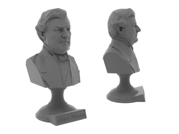 Millard Fillmore, 13th US President, Sculpture Bust on Pedestal
