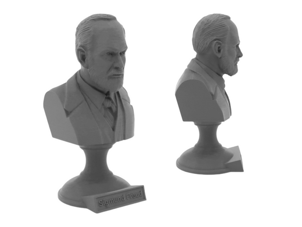 Sigmund Freud Austrian Neurologist and founder of Psychoanalysis Sculpture Bust on Pedestal