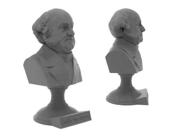 Martin Van Buren, 8th US President, Sculpture Bust on Pedestal