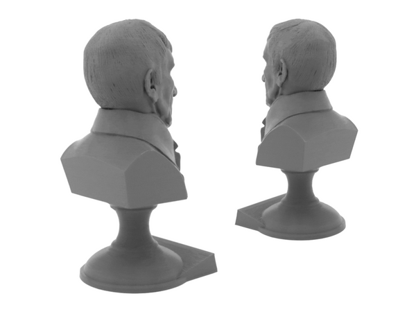 William Henry Harrison, 9th US President, Sculpture Bust on Pedestal