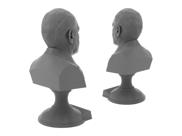 Gerald Ford, 38th US President, Sculpture Bust on Pedestal