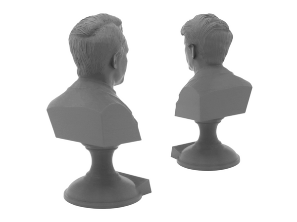 Robert F Kennedy US Attorney General Sculpture Bust on Pedestal