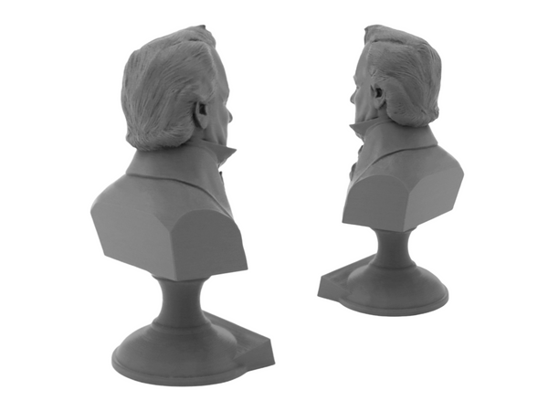 James Buchanan, 15th US President, Sculpture Bust on Pedestal